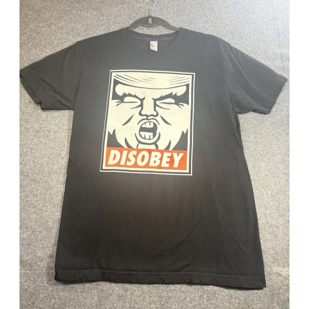 American Apparel Disobey‎ Trump Graphic T-Shirt Size M
